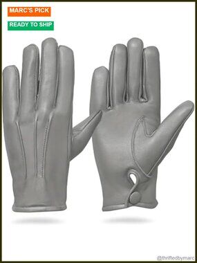 Genuine Leather Dress Gloves for Formal Wear, Driving & Winter Use